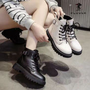 Giày Bốt Cho Nữ Giày Bốt Da Thời Trang Giảm Giá Phong Cách Hàn Quốc Giày