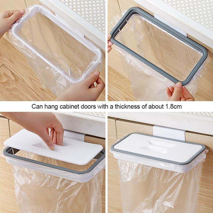 portable-plastic-garbage-hanging-bag-kitchen-trash-storage-rack-convenient-cabinet-door-basket-scouring-pad-dry-shelf-holder