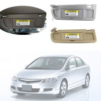 Left Right Driver Side Sunshade For Honda Civic Car Sun Visor Shield No Light Sunvisor Block Shade 2006-2008 Grey Accessories Sunshades