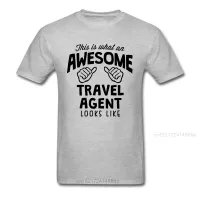 Awesome Travel Agent T Shirt Novelty Groups T-shirt Game Clothing Funny Saying Tops Students Fashion Tee Grey Tshirt - T-shirts - AliExpress