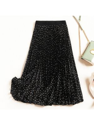 【CC】◙☃  Pleated Skirts Skirt Waist Print Womens Faldas Mujer