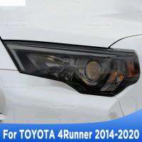 สำหรับโตโยต้า4Runner 2014-2020ไฟหน้าภายนอกรถป้องกันรอยขีดข่วนด้านหน้าโคมไฟสี TPU ฟิล์มป้องกันอุปกรณ์ซ่อมสติกเกอร์