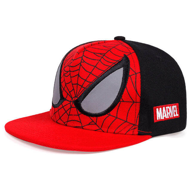 marvel-anime-children-baseball-cap-spider-man-embroidery-hats-boys-and-girls-cotton-snapback-hat