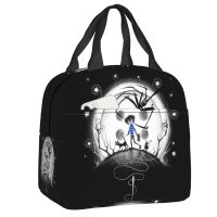 ✷ Coraline Insulated Lunch Bag for School Office Halloween Horror Movie Resuable Thermal Cooler Lunch Box Women Children Food Tote