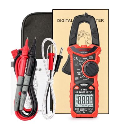 MAYILON HT206B 600A AC Current Two Color Backlight NCV Clamp Digital Meter Ammeter with Carrying Case