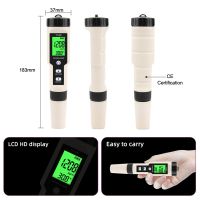 4 in 1 YY-400 PH/ORP/H2&amp;TEM Meter Digital Hydrogen Ion Concentration Tester for Aquarium, Swimming Pool