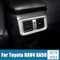 สำหรับ Toyota RAV4 RAV 4 2019 2020 2021 2022 2023 XA50 Hybrid รถด้านหลังเครื่องปรับอากาศ Vent Outlet กรอบฝาครอบ Trim อุปกรณ์เสริม