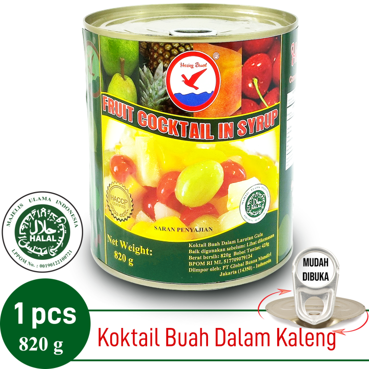 Herring Brand Cocktail Buah Dalam kaleng 820g HALAL Lazada Indonesia