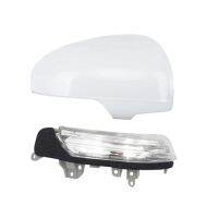 Car Front Rear View Mirror Cover Cap with Turn Signal Flashing for Toyota REIZ Prius 2010 2011 2012