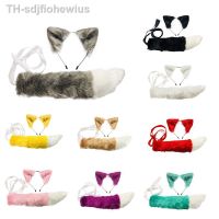 【hot】◊☃○  Peludo animal raposa cabelo aros e cauda conjunto Anime pelúcia bandas bonito ornamentos Performance Cosplay Dia das Bruxas