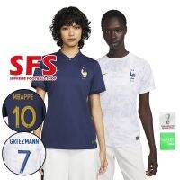 shot goods 【SFS】Top Quality 2022 WC Women France Jersey Home Away Soccer Female Football Short Sleeve Tshit Lady