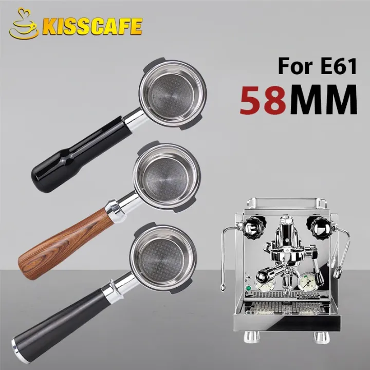 EXPOBAR E61 Coffee Machine Handle Solid Wood Bottomless Portafilter