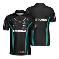 Mer-cedes 2023 One NEW Formula Amg Petronas F1 Team Mens Polo Shirt Black Size S-5xl cheap