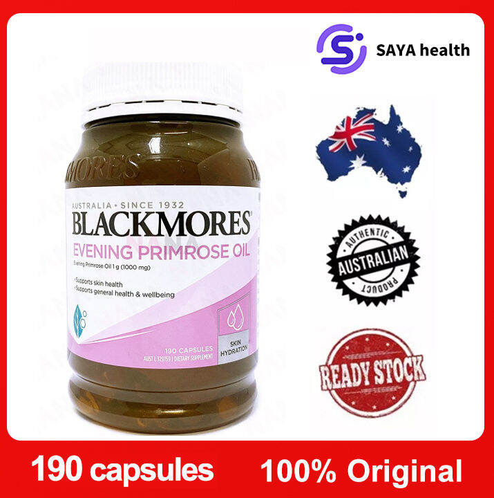 Blackmores Evening Primrose Oil 1000mg 190 Capsules Lazada Singapore