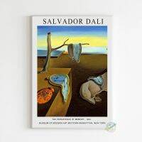 โปสเตอร์เซอเรียลิซึม Salvador Dali ผ้าใบศิลปะติดผนังภาพวาดสีน้ำมันรูปนกยูงและภาพพิมพ์สำหรับห้องนั่งเล่นของขวัญของตกแต่งบ้าน