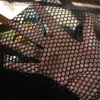 △▤☬ Hexagon Mesh Net Fabric Bag Lining Office Chair Cushion Soft Stretch 100x150cm