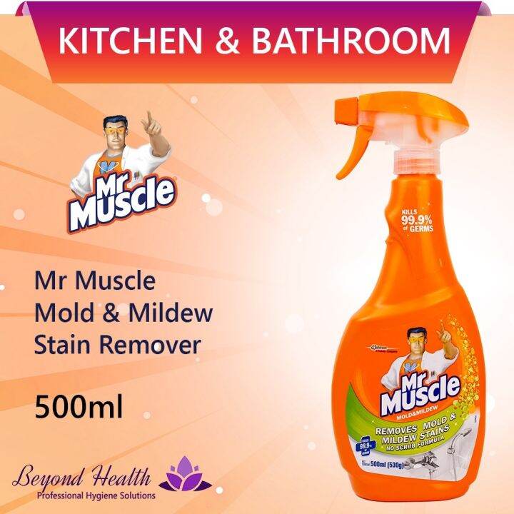 Mr. Muscle® Mold Mildew Cleaner Stain Remover 500ml Remove Mold and