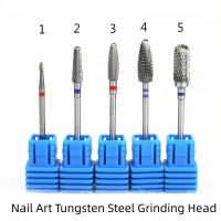 2.35mm Tungsten Nail Drill Head Armor Removal Tool Tungsten Steel Grinding Head for Nail Shop Nail Polishing Bit Accessories