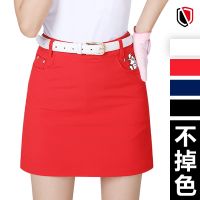 ☈ Golf skirt womens shorts GOLF ball skirt women anti-light quick-drying ladies golf clothing Korean summer