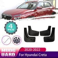 สำหรับ Hyundai Creta IX25 2020 2021 2022ล้อหน้าล้อหลังกระเด็นแผ่นกันโคลนบังโคลนบังโคลนรถอุปกรณ์เสริมรถยนต์