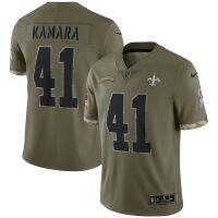 high-quality The new NFL football uniforms Saints saint kamara 41 7 hill 32 all star legend embroidery