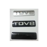 【car parts】พลาสติก ABS TDV8สติกเกอร์รถสัญลักษณ์โลโก้3D