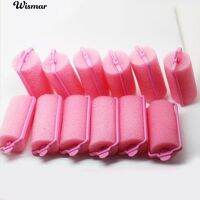 12Pcs Bag Magic ฟองน้ำฟองน้ำเบาะรองนั่งผมจัดแต่งทรงผมลูกกลิ้ง Curlers Twist Tool