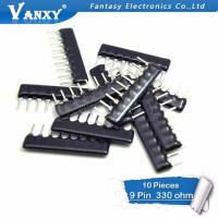 10pcs DIP exclusion 9pin 330 ohm A331J A331 330R 9A331 อาร์เรย์ตัวต้านทานเครือข่าย