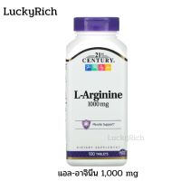 [Exp2025] 21st Century, L-Arginine, 1,000 mg, 100 Tablets