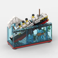 Titanic Ship Small Particle Moc Childrens Assembled Technology Educational Toys Compatible With Lego Building Blocks