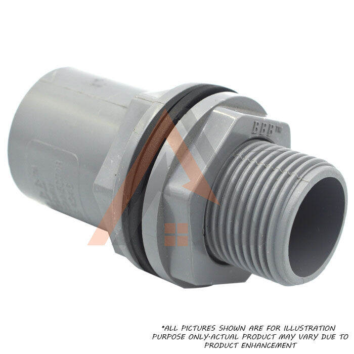 PVC Fitting VTank Connector Pipe Connector Penyambung Paip 1/2 INCH