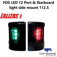 ไฟเรือ ชุดไฟนำทาง เขียว-แดง  FOS LED  กรอบดำ 71299 lalizas