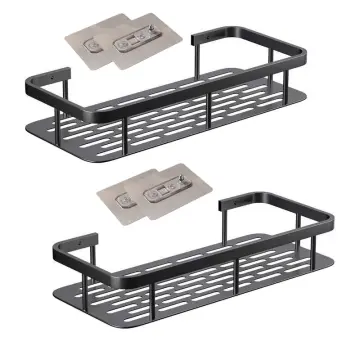Bathroom Shower Shelf, Wall Shower Caddy Shelf Non Drilling Adhesive and No  Damage Wall Mount - China Plastic Holder and Plastic Storage Organizer  price