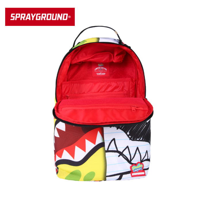 Spongebob print canvas backpack - SPRAYGROUND - Boys