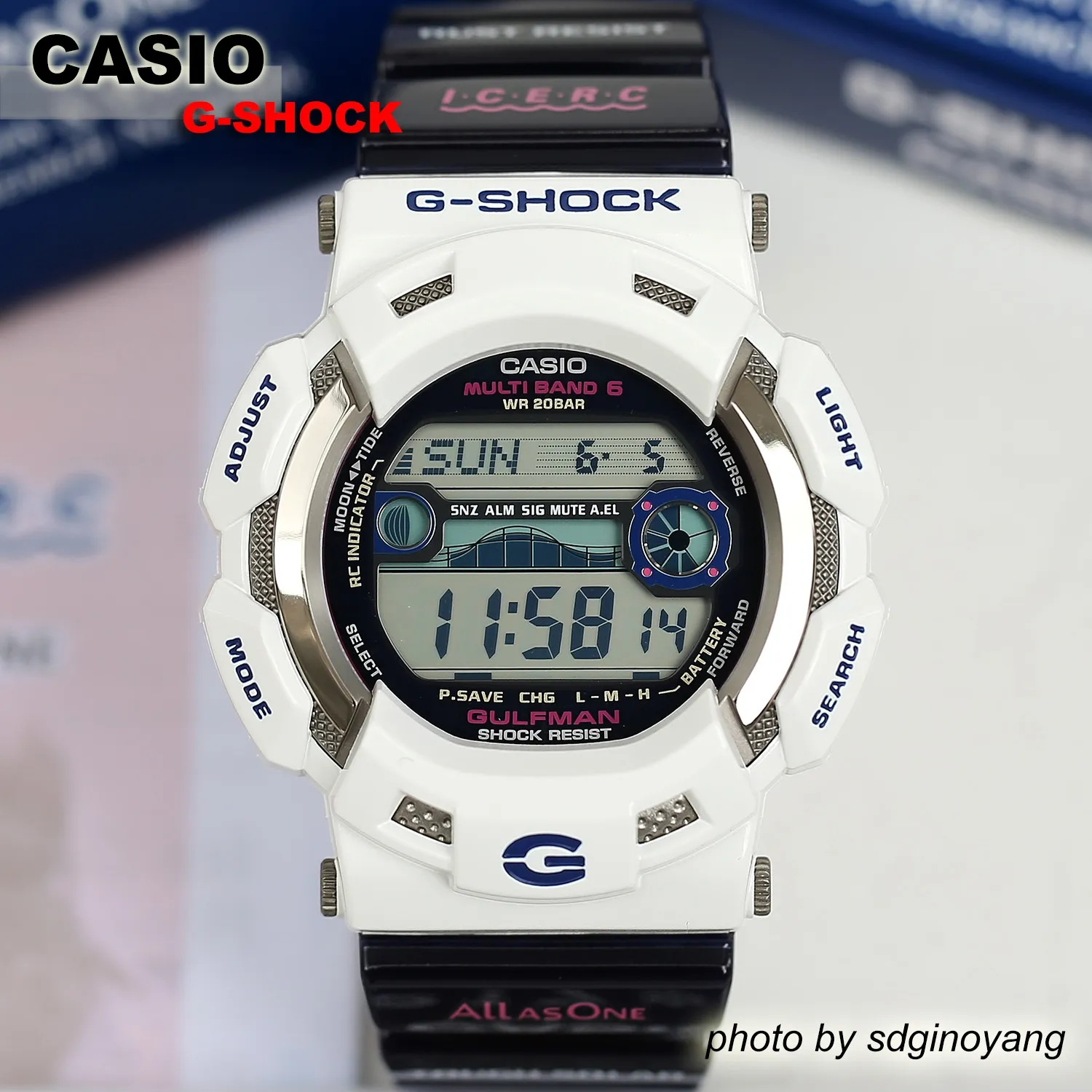 6,594円G-SHOCK GW-9100K GULFMAN I·C·E·R·C イルクジ
