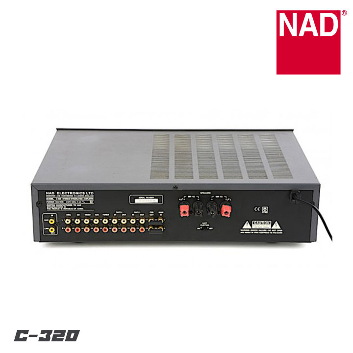 nad-c-320-อินทิเกรตแอมป์-กำลังขับ-40-วัตต์ต่อช่องเป็น-8-โอห์ม-สเตอริโอ-สินค้าใหม่ตัวโชว์