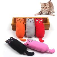 Cat Grinding Catnip Toys Funny Interactive Plush Cat Toy Pet Kitten Chewing Toy Claws Thumb Bite Cat mint For Cats Teeth toys Toys