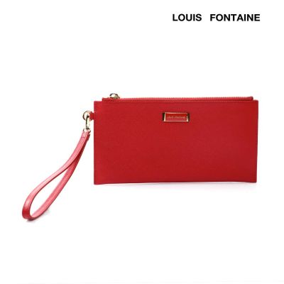 Louis Fontaine กระเป๋าคล้องมือ รุ่น CARINE II - สีแดง