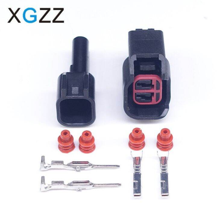 2Sets XG7024C1.521/11 Delphi 2 Pin Female EV6 Fuel Injector Electrical Connector Plug Lazada PH