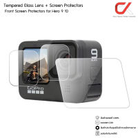 GoPro Hero 9 Hero10 Tempered Glass Protectors ฟิล์มกระจกนิรภัย  ฟิล์มกระจก กันรอย 3 ชิ้น LCD + เลนส์ + จอหน้า