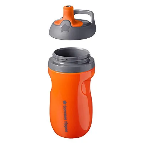 Tommee Tippee Insulated Toddler Water Bottle with Straw 2 Pack 12m+  Blue/Orange