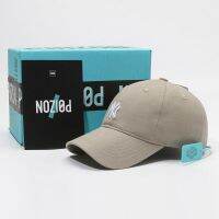 ❡☂◈ NY baseball cap mens and womens same style big head circumference sunshade sunscreen trend soft top peaked cap tide brand all-match hat cute