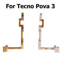 สำหรับปุ่มสำคัญเพาเวอร์เปิดปิดแบบใหม่ Tecno Pova 3 2สายเคเบิลงอได้ LD7 LE6 LE7 Lf7n