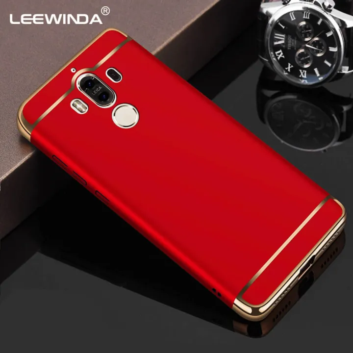 Leewinda For Huawei Mate 8 Mate 9 Pro Mate 10 Plus Mate 10 Lite Nova 2i Honot 9i Phone Case Luxury Matte Plating Gold Pc Hard Shell 3 In 1 Back Cover Lazada