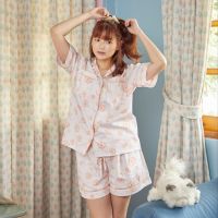 SliptoSleep - Poppy Love Shorts set ชุดนอนโนบรา