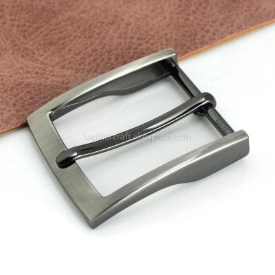 1pcs Metal 3.5cm Belt Buckle Casual Polished End Bar Single Pin Belt Buckle Leather Craft Webbing fit for 33-34mm belt