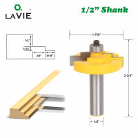 LAVIE 1ชิ้น12มิลลิเมตร12 "ก้านกรอบรูปก้าว Rabbet ปั้นเราเตอร์บิตคาร์ไบด์ดีลเปิดแล้วตัดกัดสำหรับตัดไม้ MC03097