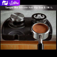 【i Cafilas】[CM] Espresso Coffee Tamper Mat ซิลิโคน PP เกรดอาหารฟังก์ชั่นกันลื่นสีดำ Col ขนาดต่างๆ