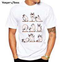 Vagarytees MenS Tshirt Newest Hot Top British Shorthair Cat /Pig Exercise Print Hip Hop Short Sleeve T Shirts Homme