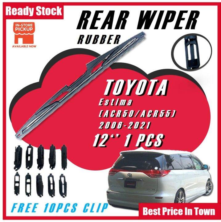 Rear Car Wiper Rubber For TOYOTA Estima (ACR50/ACR55) 20062021 Wiper
